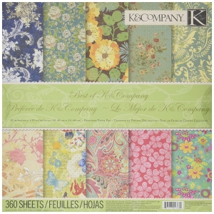 K & Company - Best of - 12x12 Paper Stack (360/pkg)