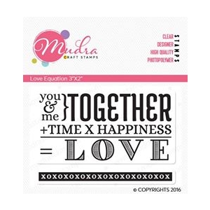 Mudra Craft Stamps - Love Equation