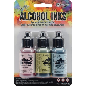 Tim Holtz Earth Tones Alcohol Inks - Countryside (Pack of 3)