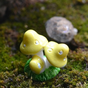 Miniatures - Yellow Mushroom