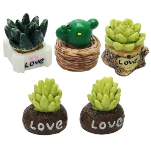 Miniatures - Succulents or Plants (4 pcs)