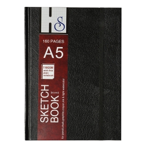 HS A5 hardbound sketchbook (110 gsm)