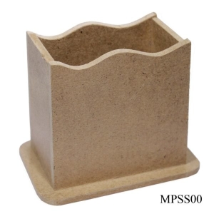 MDF Pen Stand (3 by 3.75 by 4 inch)