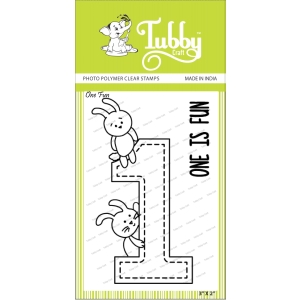 Tubby Photopolymer Clear Stamps - One fun