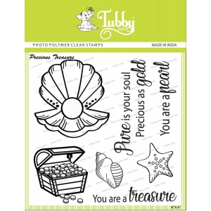 Tubby Photopolymer Clear Stamps - Precious treasure