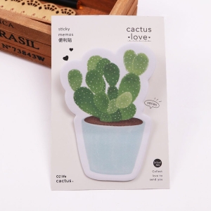 Sticky Notes or Memo Pads - Succulents Plant