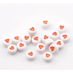 Connectors for Jewellery (Pack of 100) - Candy Hearts