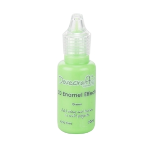 Dovecraft 3D Enamel Effects Glue - Green