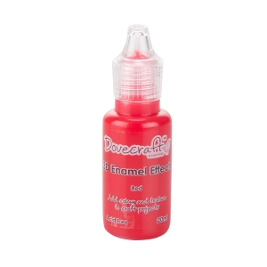 Dovecraft 3D Enamel Effects Glue - Red