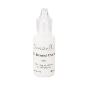 Dovecraft 3D Enamel Effects Glue - White