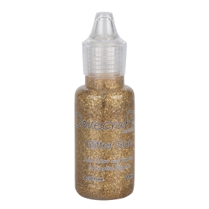 Dovecraft Classic Glitter Glue - Gold