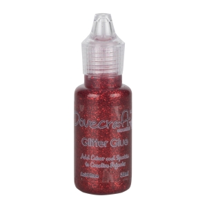 Dovecraft Classic Glitter Glue - Ruby