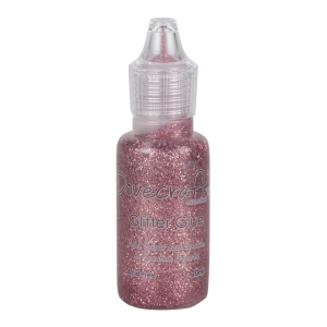 Dovecraft Pastel Glitter Glue - Rose