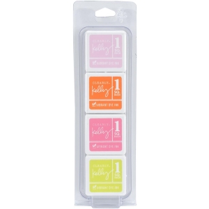 Hero Arts Clearly Kelly Vibrant Dye Ink Cubes - Fashion (Set of 4)