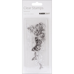 KaiserCraft Texture Clear Stamps - Botanical