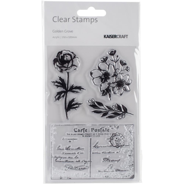 KaiserCraft Clear Stamps - Golden Groove