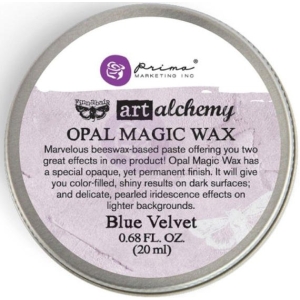 Finnabair Art Alchemy Opal Magic Wax .68 Fluid Ounce - Blue Velvet (By Finnabair)