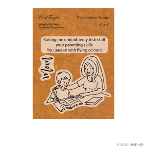 CrafTangles Photopolymer Stamps - Wonderful Mom