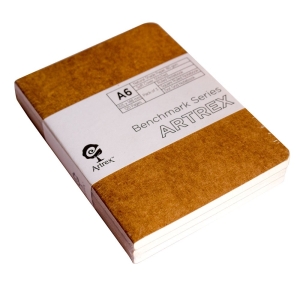 Artrex 80 gsm A6 Ruled Notebooks - Pack of 3 (Benchmark Series)