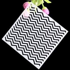 Stencil - Chevron (5 by 5 inch)