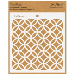 CrafTangles 6"x6" Stencil - Overlapping Circles