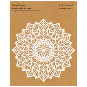 CrafTangles 6"x6" Stencil - Mandala Reloaded