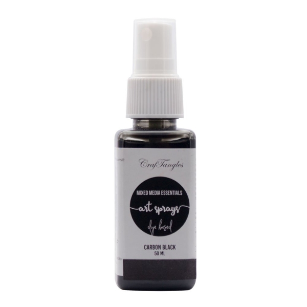 CrafTangles Art Sprays (Dye Based) - Carbon Black (50 ml)