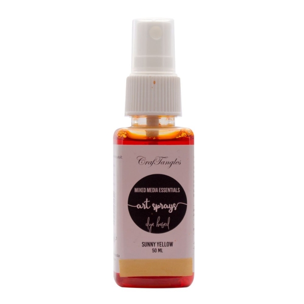 CrafTangles Art Sprays (Dye Based) - Sunny Yellow (50 ml)