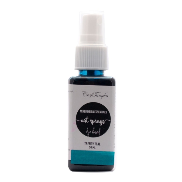 CrafTangles Art Sprays (Dye Based) - Trendy Teal (50 ml)