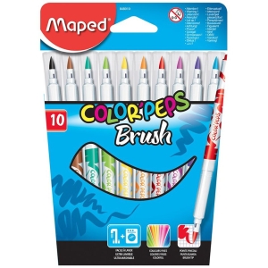 Maped Color Peps Set of 10 Brush Markers