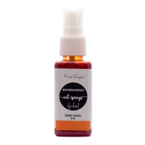 CrafTangles Art Sprays (Dye Based) - Orange Squash (50 ml)