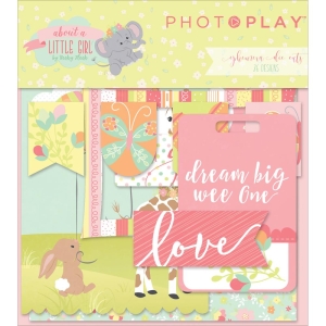 Photoplay cardstock Ephemera Pack - About A Little Girl (26/pkg)