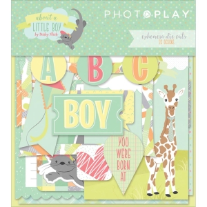 Photoplay cardstock Ephemera Pack - About A Little Boy (26/pkg)