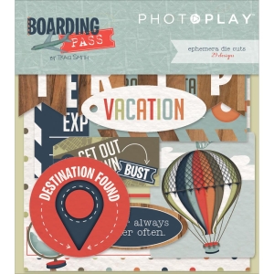 Photoplay cardstock Ephemera Pack - Boarding Pass (26/pkg)