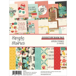 Simple Stories Double-Sided Paper Pad - Apron Strings (6"X8" 24/Pkg)