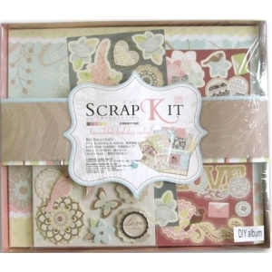 8 by 8 Scrapbook Kit by EnoGreeting - Wedding SR001