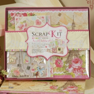 8 by 8 Scrapbook Kit by EnoGreeting - Our Memories