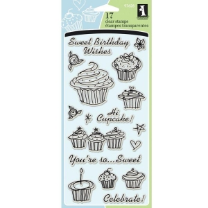 Inkadinkado Clear Stamp - Birthday Cupcake