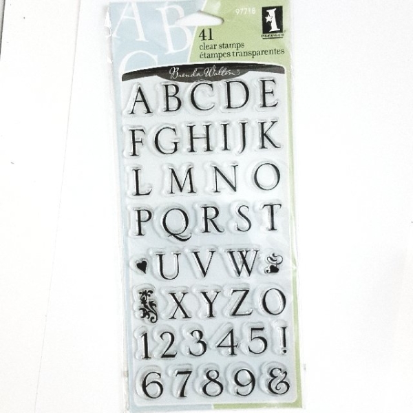 Inkadinkado Clear Stamp - Somerset Alphabet