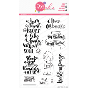 Mudra Craft Stamps - Bookmark V2