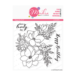 Mudra Craft Stamps - Magnolia