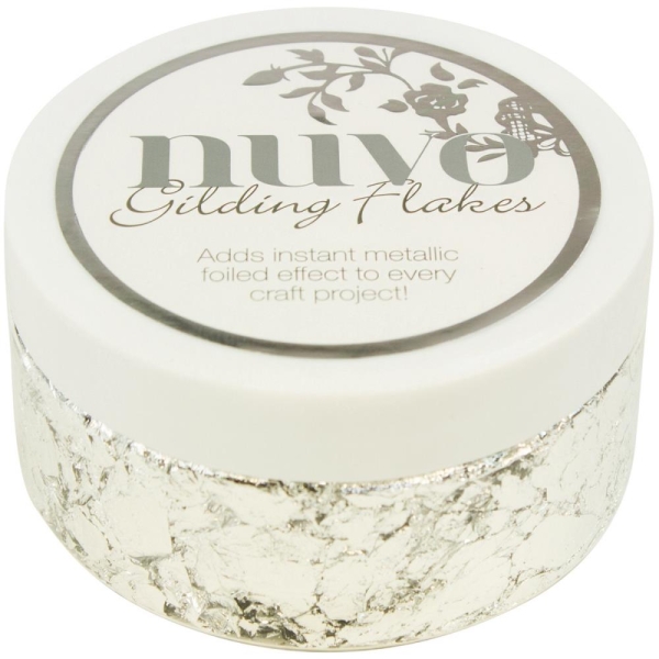 Nuvo Gilding Flakes 6.8oz - Silver Bullion