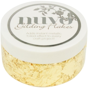 Nuvo Gilding Flakes 6.8oz - Radient Gold