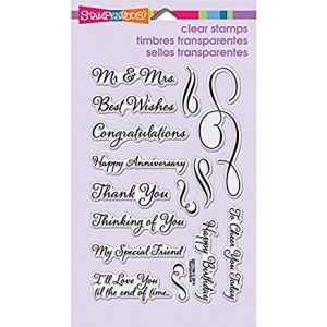 Stampendeous Loving Messages Clear Stamp