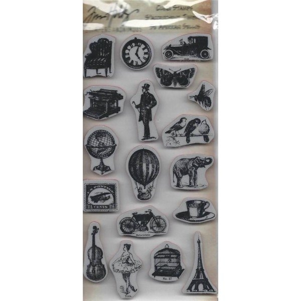 Tim Holtz Cling Stamps - Little Things