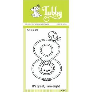 Tubby Photopolymer Clear Stamps - Great Eight