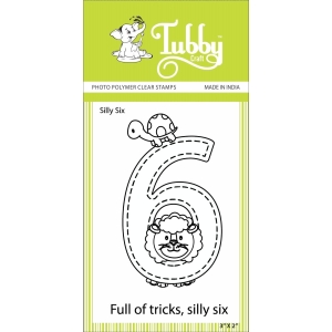 Tubby Photopolymer Clear Stamps - Silly Six