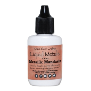 Ken Oliver Color Burst Liquid Metal 6gm - Metallic Mandarin