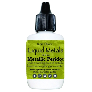 Ken Oliver Color Burst Liquid Metal 6gm - Metallic Peridot