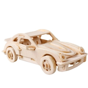 A4 3D wooden puzzle Kit - Car